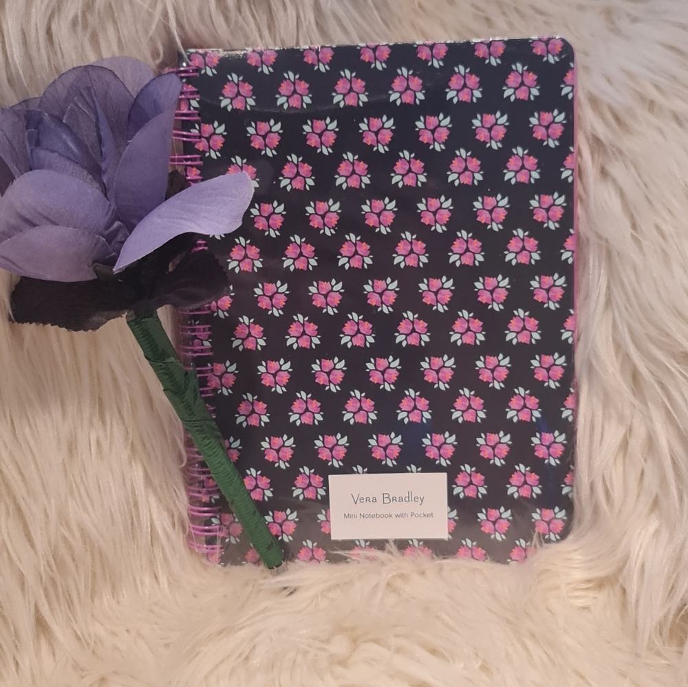 Vera Bradley Mini Notebook with Pocket